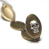 Skull Tie Clip – Detailed Skull Design White Bronze Men’s Accessory