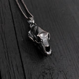 Grizzly Bear Skull Necklace