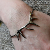 Deer Antler Bracelet - Handcrafted Rustic Style Elk Antler Jewelry For Men & Women