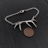 Deer Antler Bracelet - Handcrafted Rustic Style Elk Antler Jewelry For Men & Women