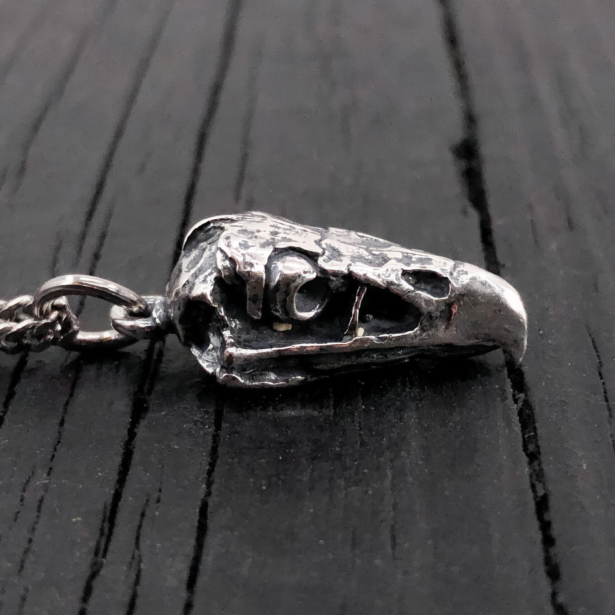 Vulture Skull Necklace - Moon Raven Designs