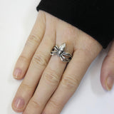 Sterling Silver Spider Ring – Handcrafted Arachnid Statement Band, Unique Gift