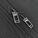 Guillotine Earrings – Sterling Silver With Mythic Macabre Design