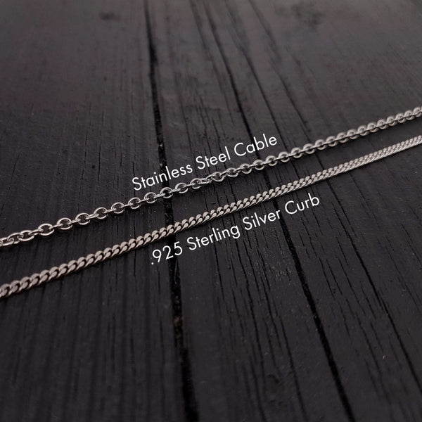 3D Auryn Ouroboros Pendant Necklace - Sterling Silver