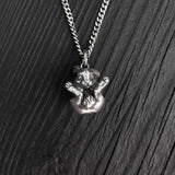 Sterling Silver Rabbit Necklace Easter Bunny Rabbit Pendant